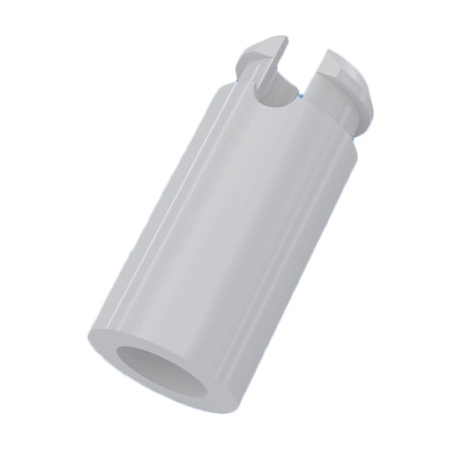 Round Spacer Ø3.9/7.1 x 6.4 PA 6.6 natural Snap-In