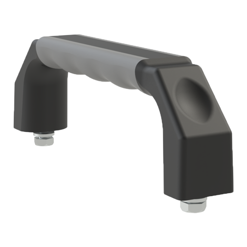 Carrying Handle 2-Component Plastic PA6 GFR black/TPE grey 750N