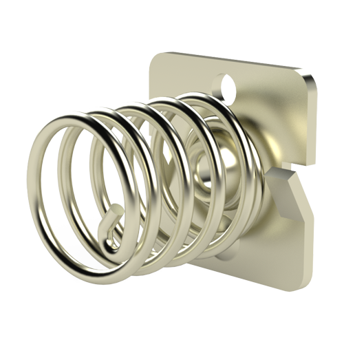 Battery Contact (-) for "AAA" "N" Spring steel nickel plated