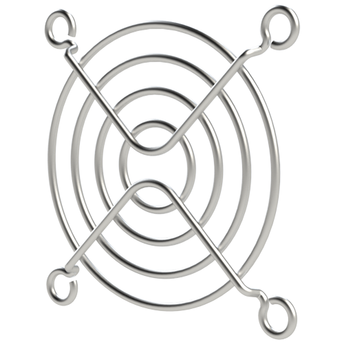 Schutzgitter für Lüfter 60 x 60 / Drahtform 4-Ringe