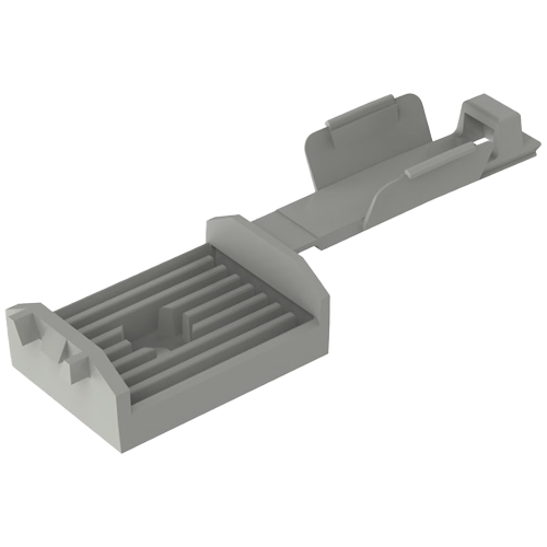 Flat Cable Clamp FCM 25.4mm Polyamid grey - to screw on ø3.7mm