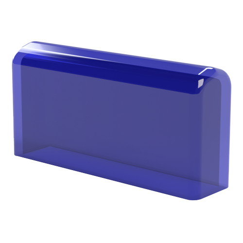 Quick Fit Fuse Cover 6x22mm PVC blue