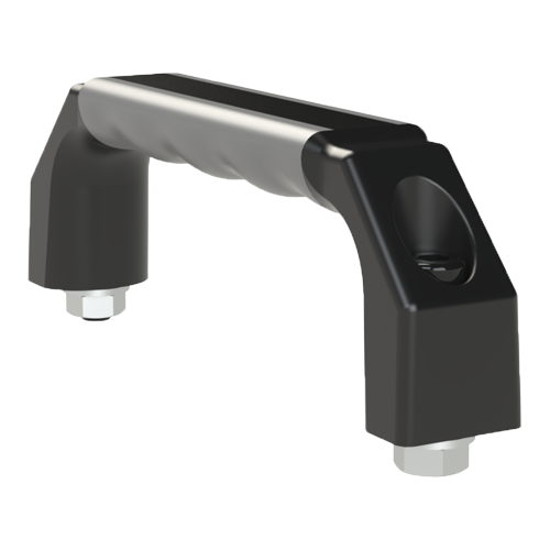 Carrying Handle 2-Component Plastic PA6 GFR black/TPE grey 750N