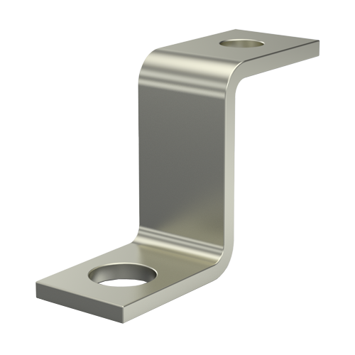 Mounting Bracket 12.7/11.1x7.9mm Steel,nickel-plated/hole ø4.8mm