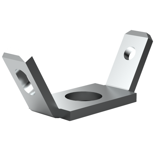 Blade Terminal 2x 2.8x0.8 | 60° | ø3.2 Tin-Plated Brass
