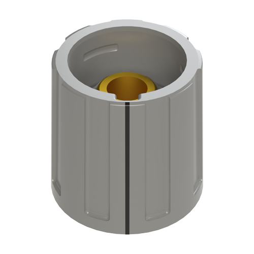 Collet Knob ø16 mm with line