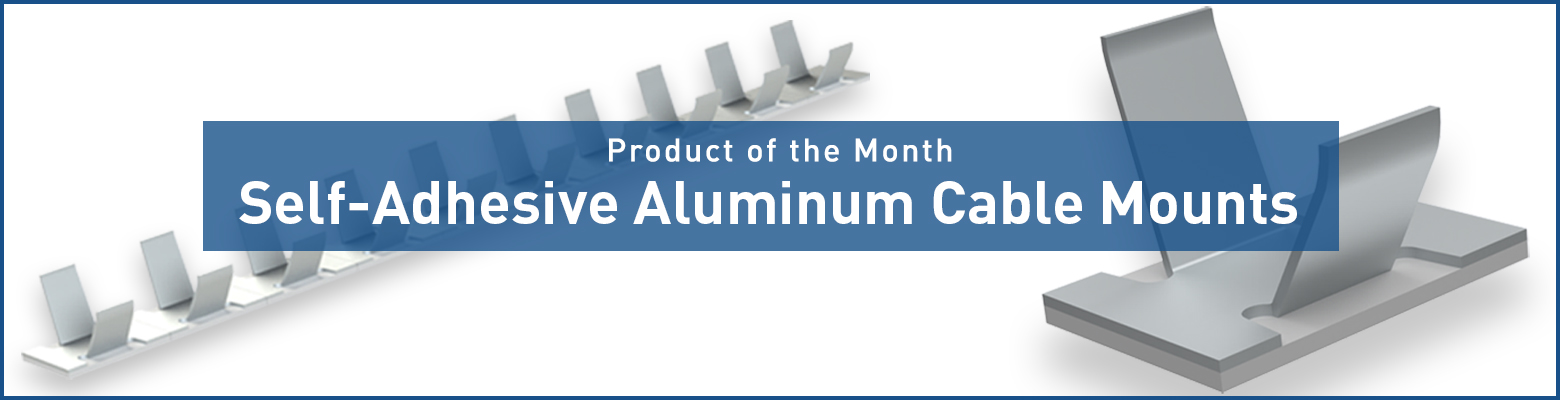Cable Positioning Mount Self-Adhesive Aluminum Cable Mounts: The Clever Cable Management Solution