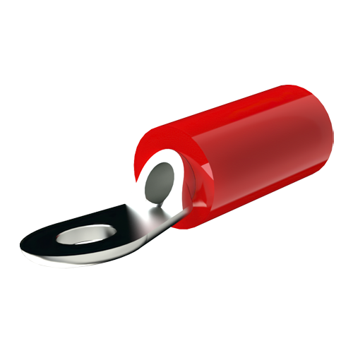 Solderless Terminal DIN 46237A M2.5 Polyamid red 0.5-1.0mm² AWG22-18