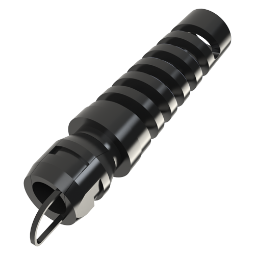 Strain Relief Bushing 6x7.4mm Polyamid 6.6 schwarz