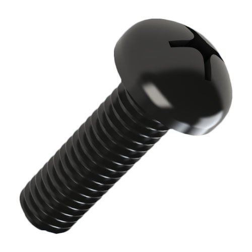 Pan Head Screw ISO7045 M3x10 Polyamide 6.6 Natural Cross Recessed