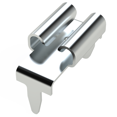 Fast On 6.3x0.8mm Brass nickel-plated for PCB