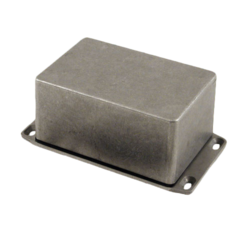 Diecast Aluminum Enclosure 1590FL / IP65 / unpainted / Flanged Lid