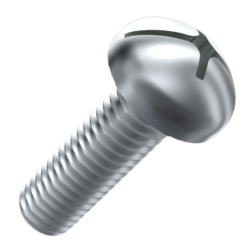 UNC Bolt UNC6-32 x 6.4 Galvanized Steel 4.8 C/R Pan Head