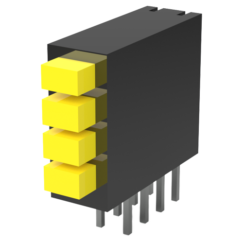 Sub Miniature LED 2x3mm yellow