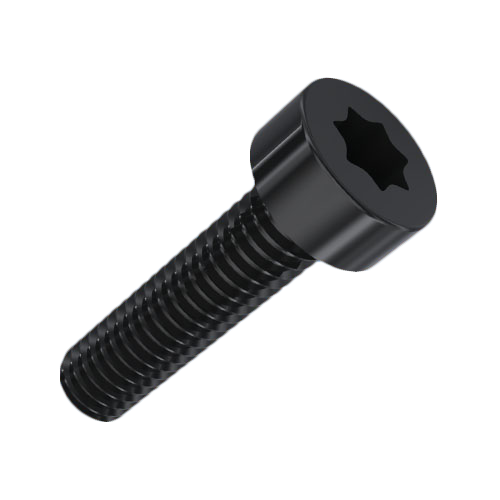 Zylinderkopfschraube ISO14580 M3x20 Stahl 8.8 verzinkt schwarz Torx