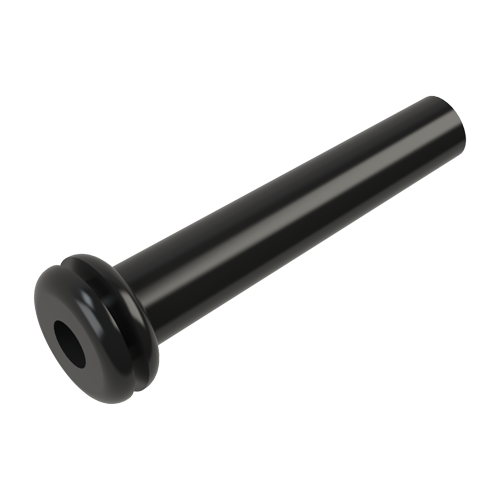 Anti-Kink Sleeve ø5.1/8.7x42.9mm PVC,black UL94-HB/for 1.6mm panel