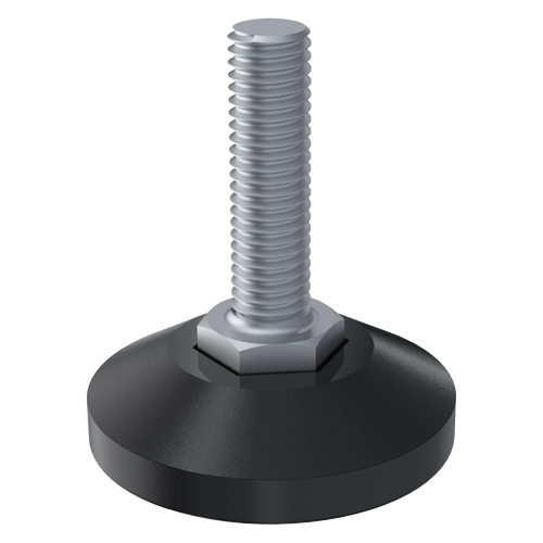 Leveling Foot Ø50.0 | Thread M10x10.0 PP - Steel