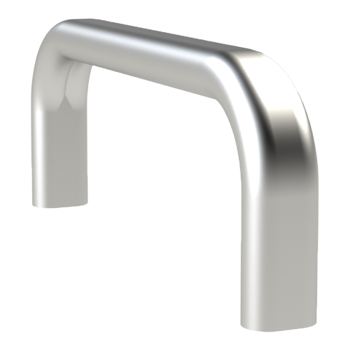 Handle 88/40/12mm with M5 thread Aluminium,natural