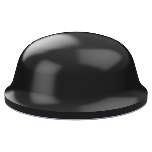 Self-Adhesive Bumper Ø19.0x9.6 PUR black