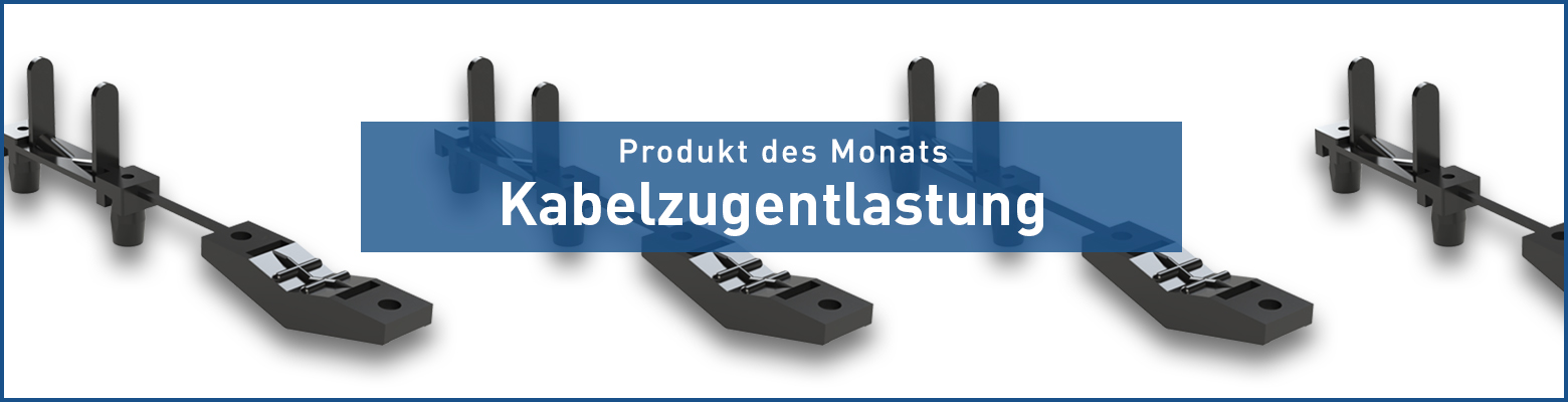 Kabelzugentlastung mit Druckschellen-Schraubbefestigung von ETTINGER
