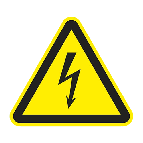 Labels - High Voltage Side length 50mm