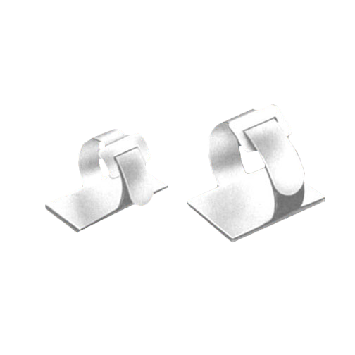 Buckle Clip ABK max. Bundle ø19.1mm Aluminium with adhesive tape