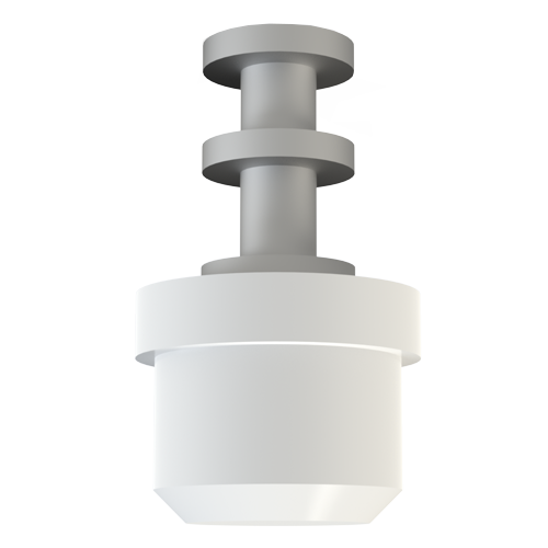 Solder Terminal Insulation Teflon Press-Mount/Brass,silver-plated