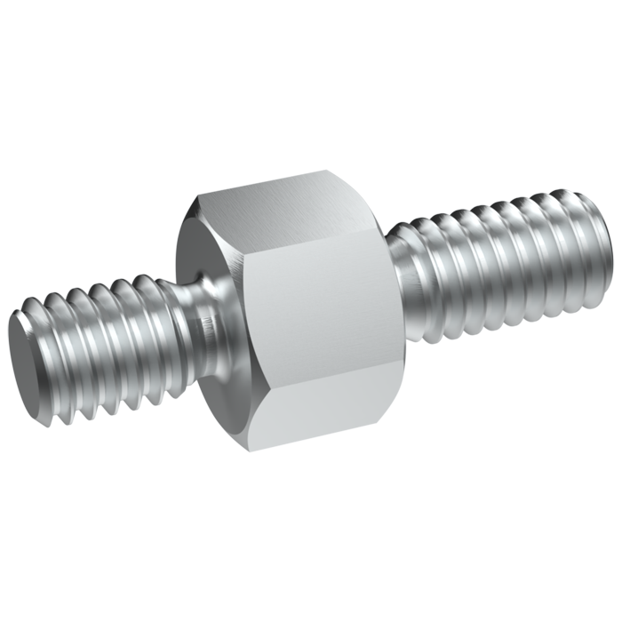 Standoff Galvanized Steel M/M AF7x5 T1=M4x6 T2=M4x8 w/ UC