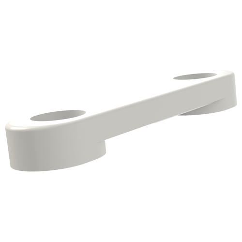 Cable Clamp Two-Sided Fastening Ø 11.0 | Hole Ø 4.0 | PA 6.6 white