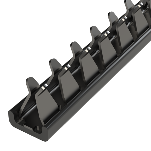 Metal Continuous Cushioned Grommet With Fusion Bonded Nylon Coating