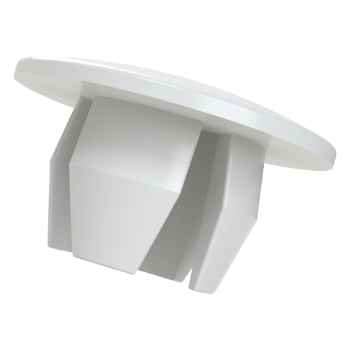 Abdeckkappe - konvexer Kopf / mit Spreitznoppen