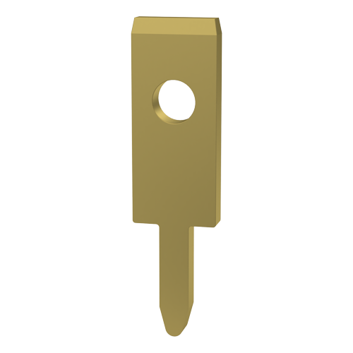 Blade Terminal 2.8x0.8 | 10.5 Gold-Plated Brass