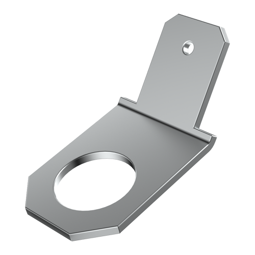 Blade Terminal 6.3x0.8 | 45° | ø6.3 Tin-Plated Brass