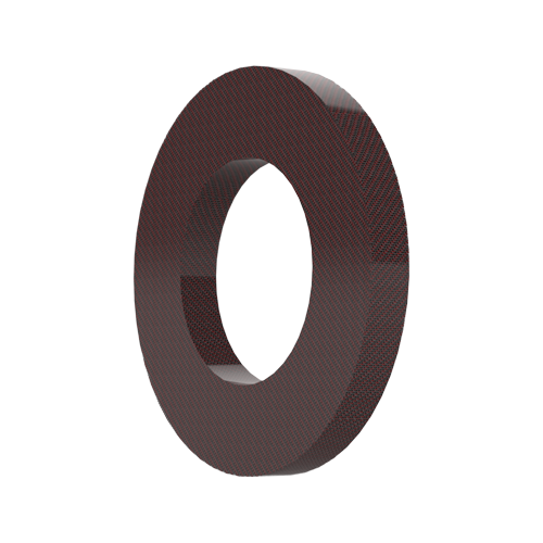 Captive Washer Ø2.3/5.0 x 0.8 Vulcanized Fiber russet