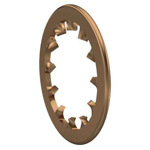 Zahnscheibe DIN6797 Form J Ø3,2/6,0 x 0,4 Bronze blank