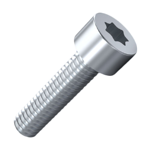 Zylinderkopfschraube ISO14579 M3x5 Stahl RF A2 blank Torx