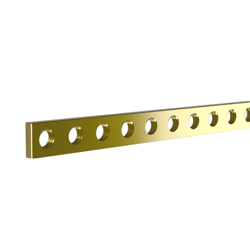Thread Rail Metric 83TE-M2,5 5x2x421,64 Steel yellow chrom.