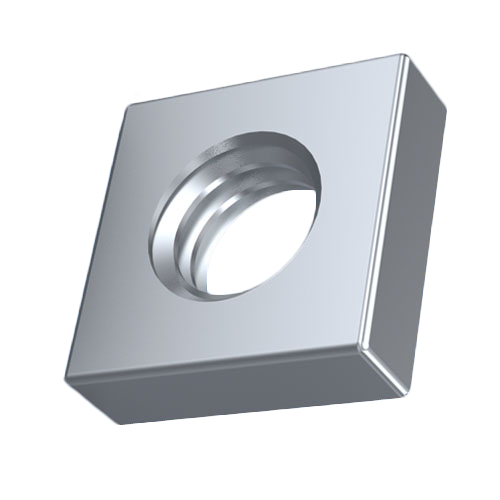 Square Nut - Metric D562 M2,5/5x1,6 Steel zinc plated