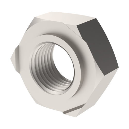 Weld Nut DIN929 M5 A4 Plain Stainless Steel Hexagon