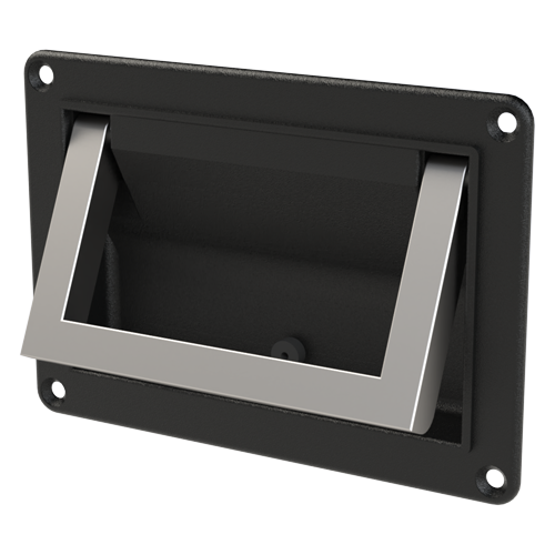 Collapsible Handle 130x91x20mm Aluminium,silver