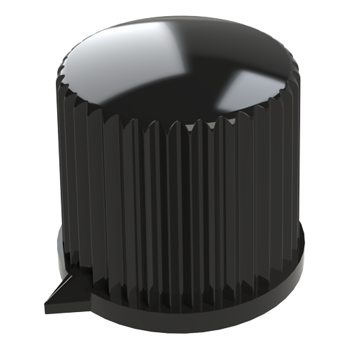 Tuning knob, lateral screw fixing
