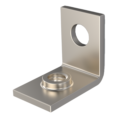 Montagewinkel 10/11x7mm 90° 1x Bohrung ø3,2mm/1x Gewinde M3