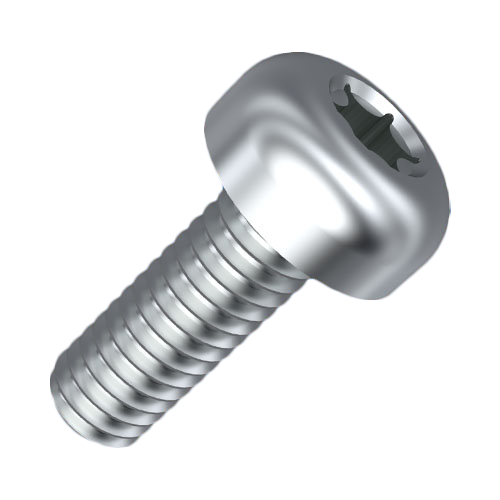 UNC bolt 6-32 x 9.5 steel stainless A2 plain Torx pan head 