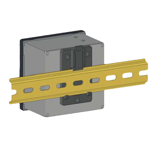 Fixing Clamp for enclosure mounting on DIN rails TS 35
