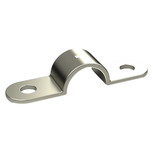 Cable Clamp for cable ø6mm Steel Nickel plated