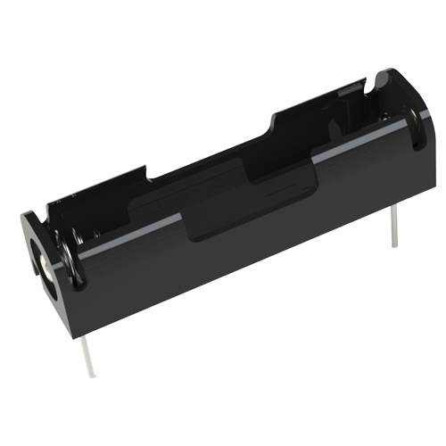 Batteryholder for 1x"AAA"(Micro) Polypropylen,black UL94-HB