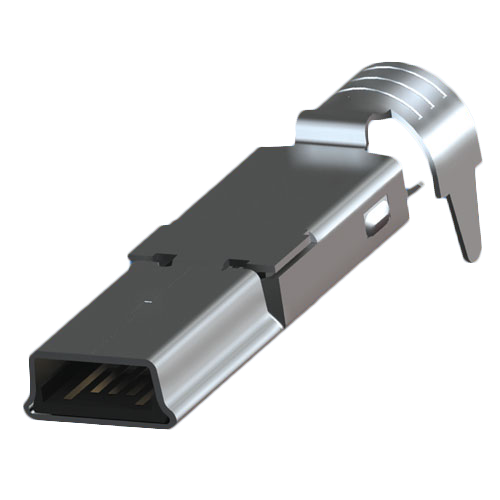 USB-Mini Socket 2.0 100V/1A max. Cable plug (bulk,not reeled)
