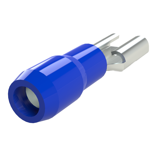 Flachsteckhülse 6,3x0,8mm 1,5-2,5mm² PVC blau UL-gelistet E329381