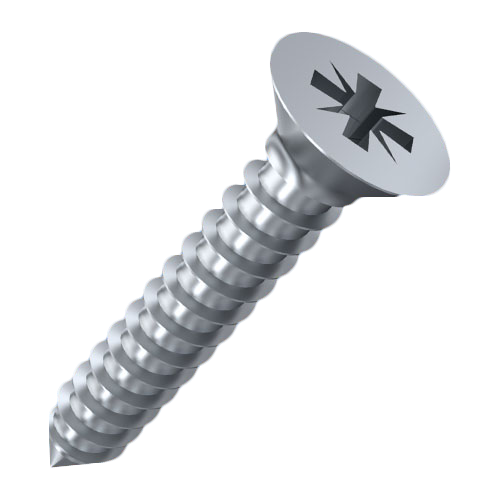 Sheet metal screw with countersunk head DIN 7982