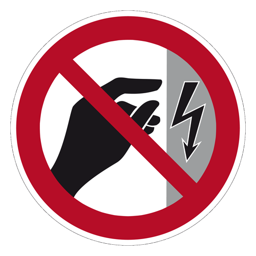 Warning Label - Prohibition Sign